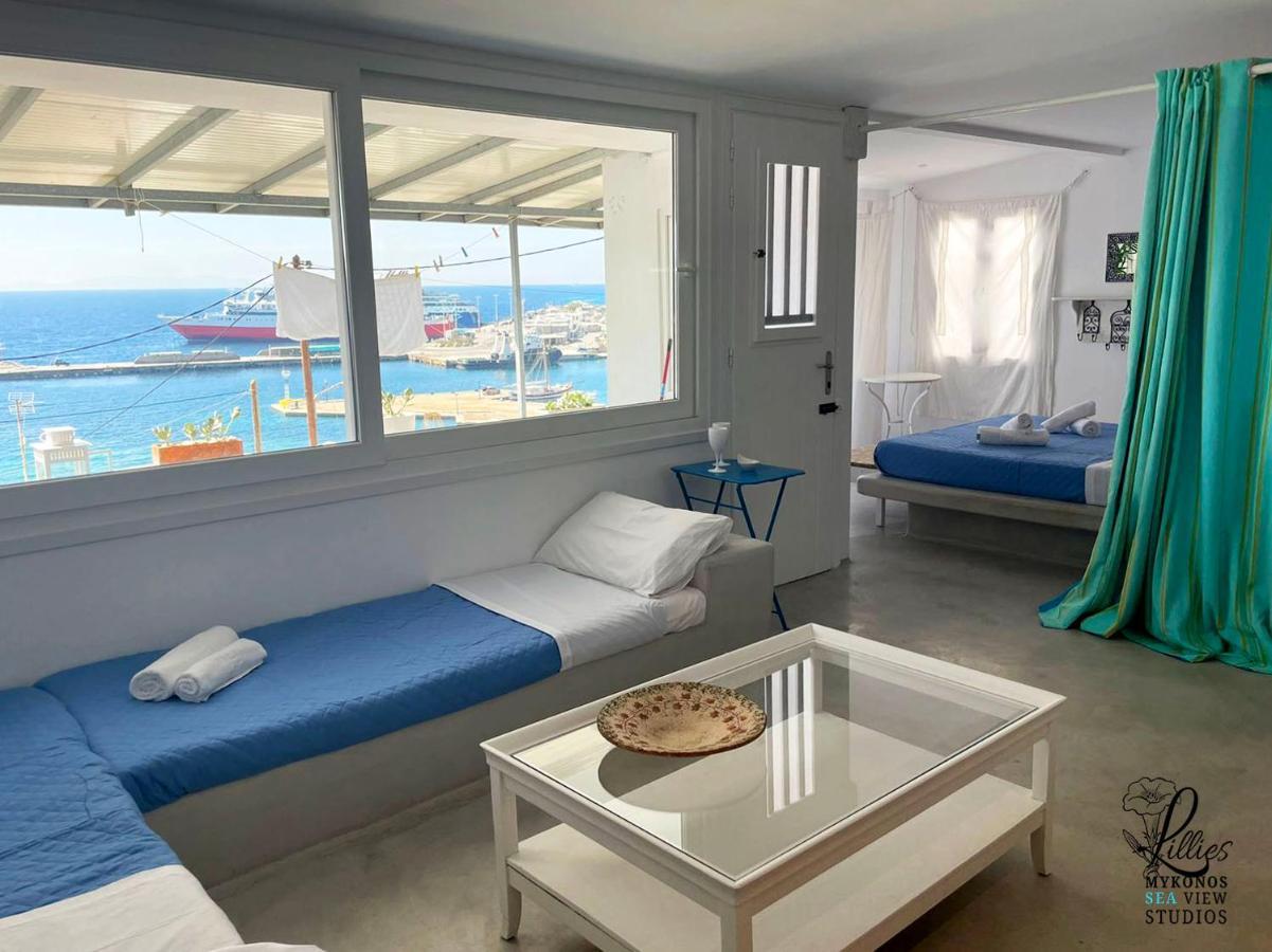 Lillies Mykonos Sea View Studios Tourlos Exterior foto